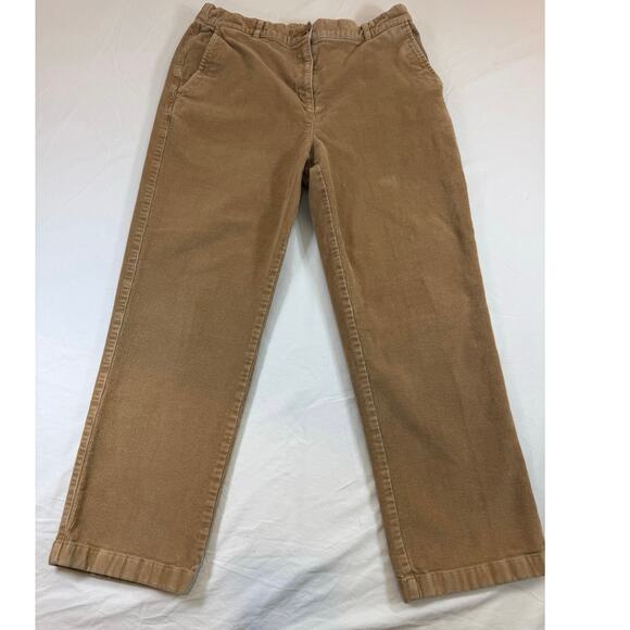 L.L. Bean Classic Fit Corduroy Pants Women’s 12P Tan Stretch Excellent Condition - Picture 4 of 10